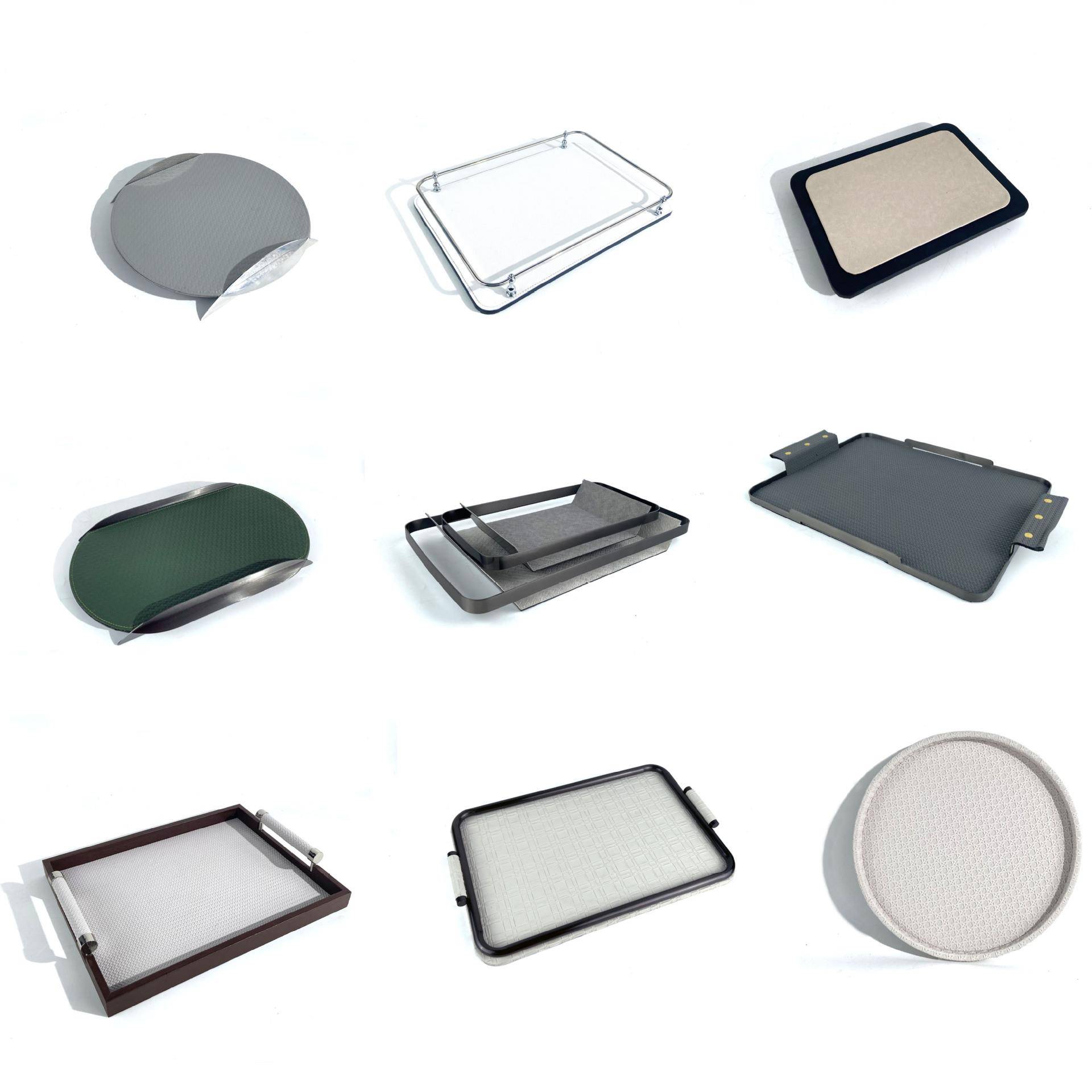 现代简约轻奢置物盘家居玄关轻奢托盘摆件托盘样板房售楼处软装饰