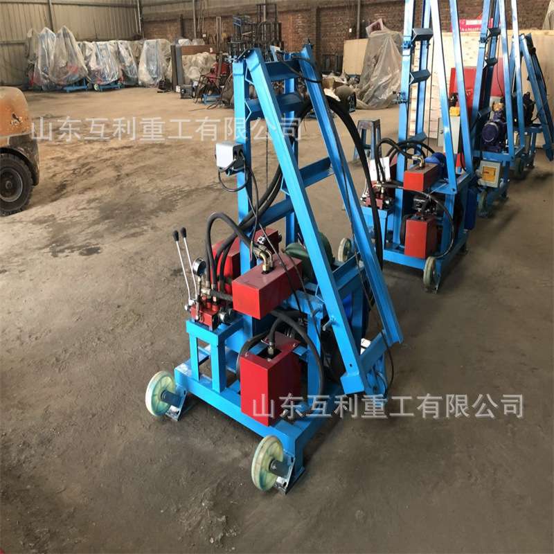 新款深井钻井机  柴油液压小型打井机  家用电动升降式打井机