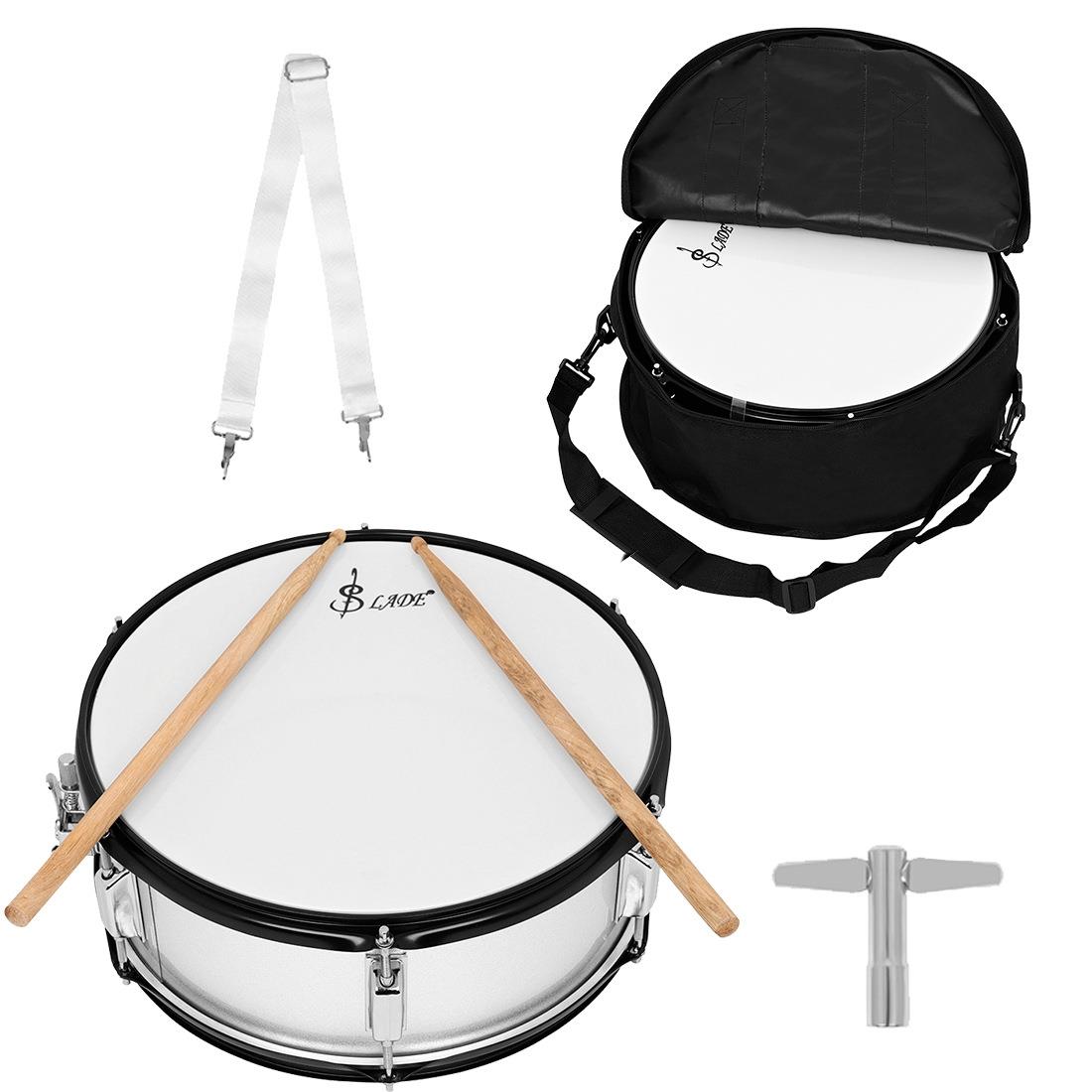 SLADE专业小军鼓14寸学生少先队鼓号队成人行进军鼓乐器鼓包鼓棒