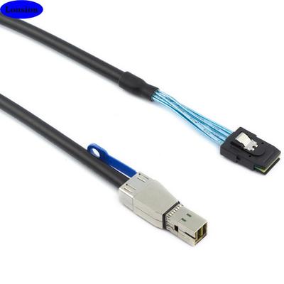 MiniSASHDSFF-8644带IC转SASHDSFF-8087服务器叠加连接线