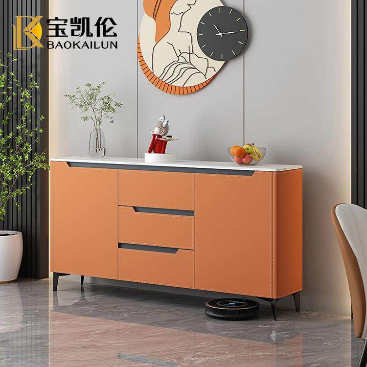 现代简约马鞍皮餐边柜意式岩板家用大容量储物柜入户客厅收纳柜,鲜花速递/花卉仿真/绿植园艺,割草机/草坪机,淘宝优惠券,粉丝福利购,淘宝优惠卷
