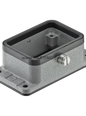 09300060381浩亭HARTINGH6B下壳中间锁扣哈丁连接器