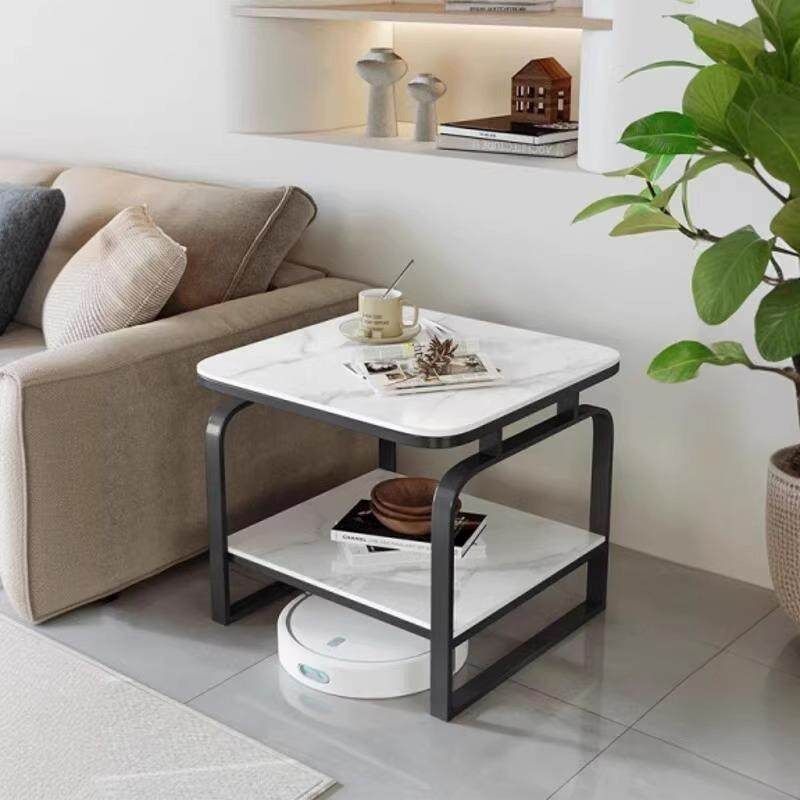 奶油风方形岩板沙发边几角几客厅小茶几阳台方形小桌子扫地机边几,鲜花速递/花卉仿真/绿植园艺,割草机/草坪机,淘宝优惠券,粉丝福利购,淘宝优惠卷