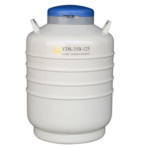 成都金凤YDS-35B-125运输型液氮罐含六个四层方形提筒