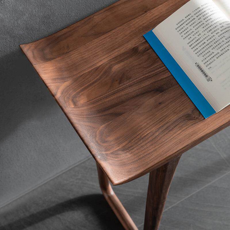 客厅现代简约台直货家用实木玄关桌北美黑胡桃新发现全案中式条案