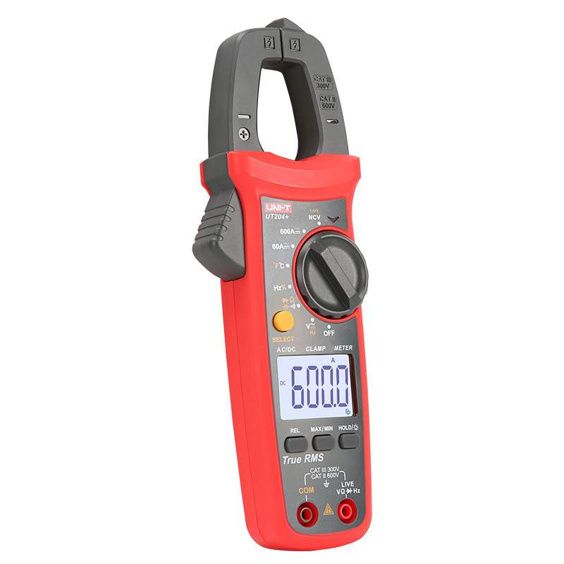 数字钳形表优利德UT201+/UT202A+/UT203+/UT204+钳形万用表电流表