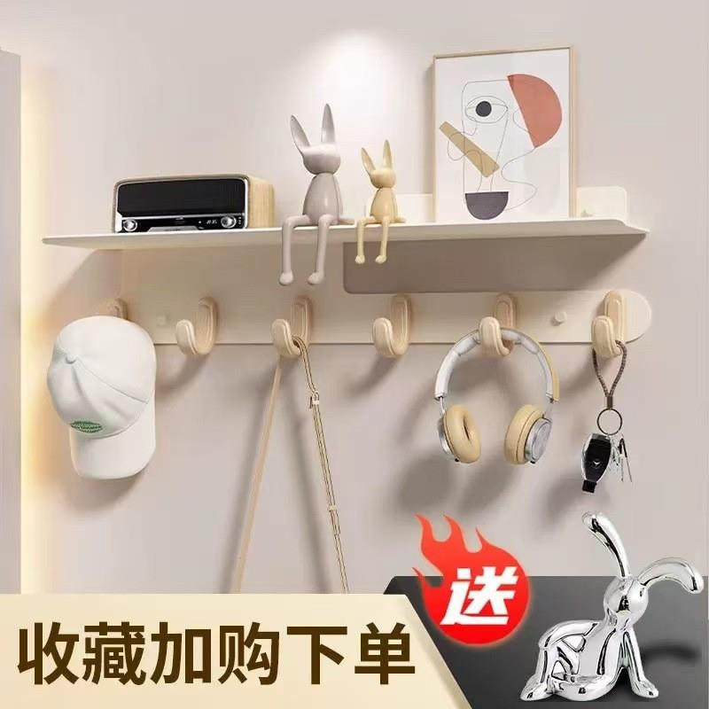 免打孔挂衣钩衣帽衣柜外侧面挂钩墙壁进门玄关挂衣架门后壁挂墙上