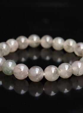 天然桂林鸡血玉石10*10mm20颗27g手链贵妃料烟丝款男士手链