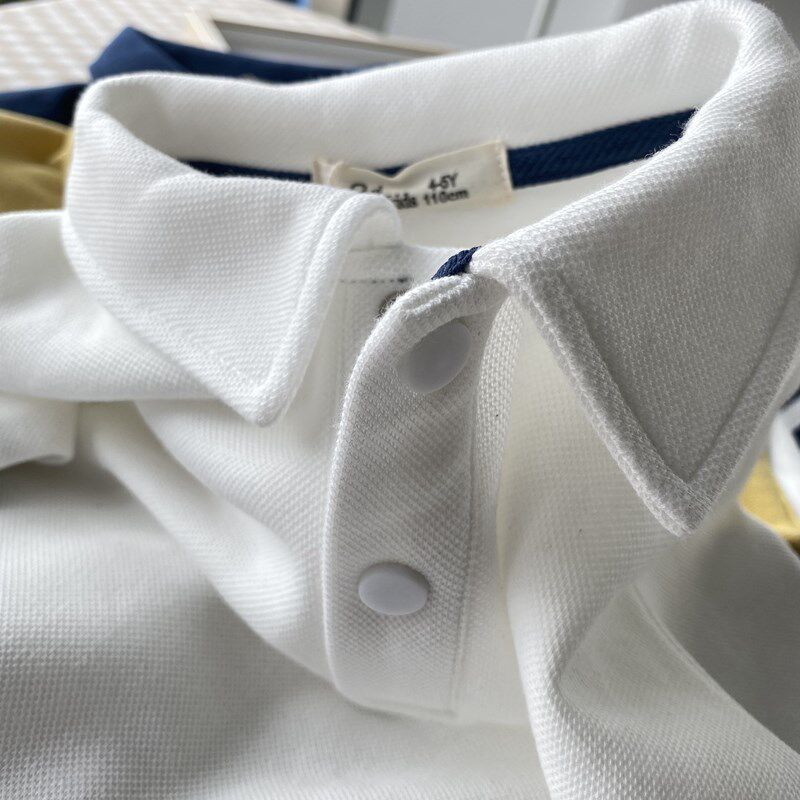 不常见的POLO领卫衣 110-160中大童 男童网眼棉衬衫式上衣 春装