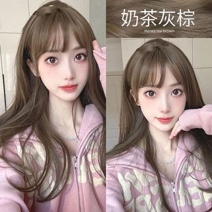文哥发品奶茶灰棕色染发剂膏免漂薄荷米粽榛果灰棕色显白植物女纯