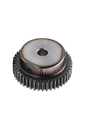 正齿轮 1模44齿 1M44T 淬火齿轮 带凸台 内孔6/8/10/12