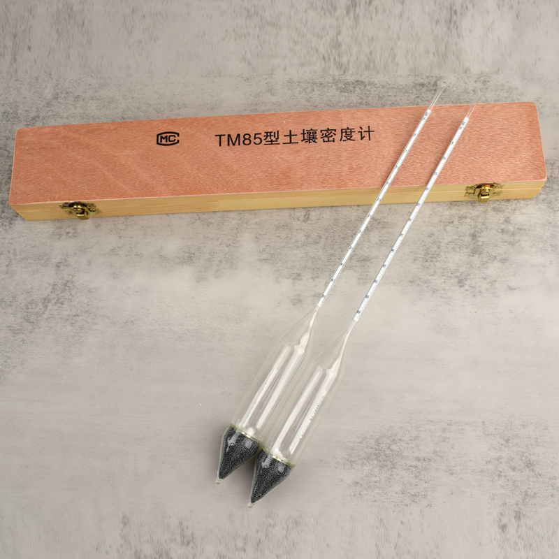 包邮TM-85甲种乙种土壤比重计土壤密度计土壤分析仪0-60木盒包装