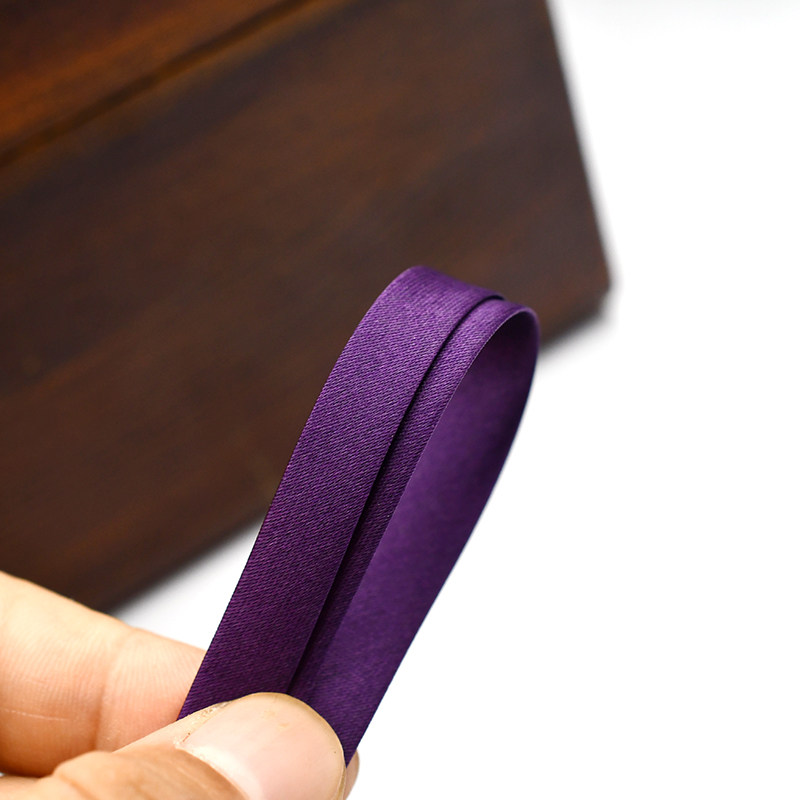 领口压边服装辅料缎带色丁布料对折衣服镶边丝带旗袍包边条滚边条