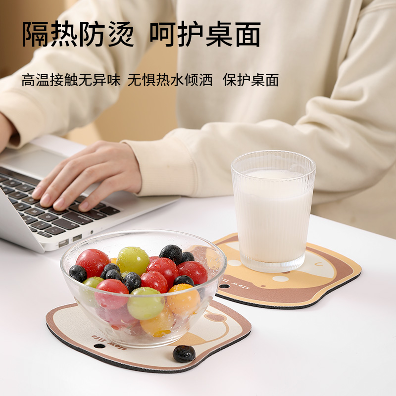 台面沥水垫子厨房吧台杯子碗盘干燥垫茶台洗手台硅藻泥吸水垫隔热