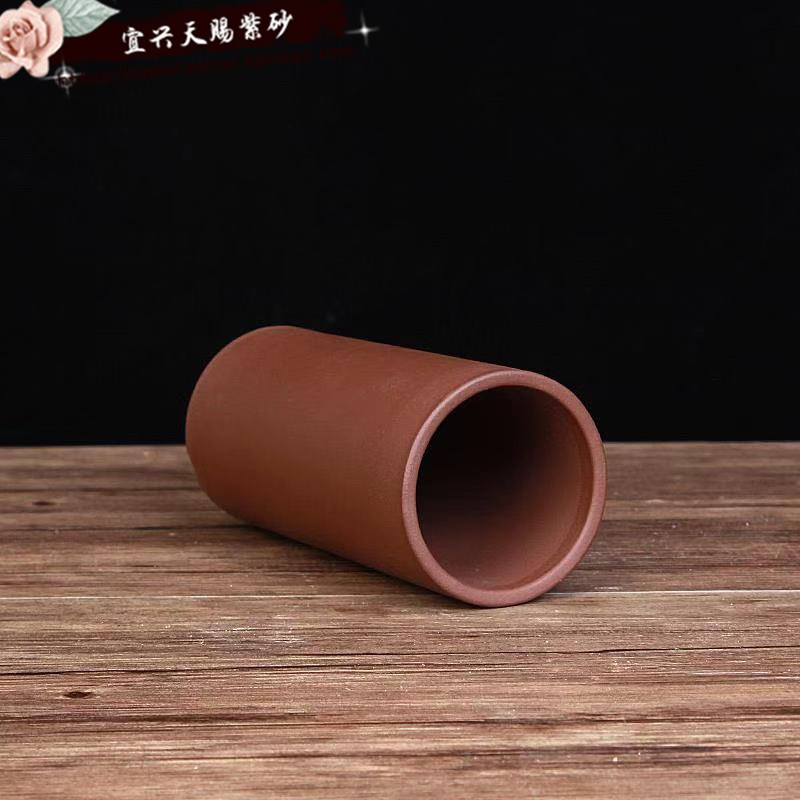 宜兴紫砂花盆签筒悬崖多肉老桩兰花盆景桌面盆栽微型小盆简约透气