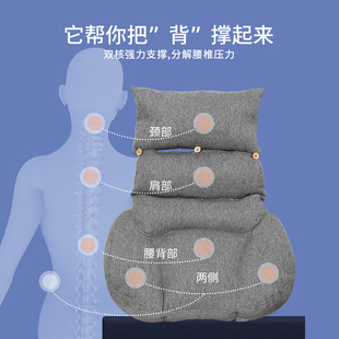 办公室腰靠垫久坐护腰护颈加大加厚腰垫睡觉神器椅子记忆棉靠背垫