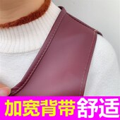 厨房炒菜罩衣男款 做饭厨房专用软皮干活防水防油加长加厚护衣围裙