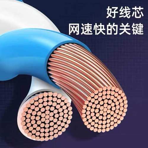 网路线家用千兆超6六类5类高速电脑成品路由器连接线宽带网路线10