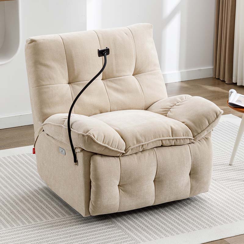 头等太空舱客厅休闲懒人布艺可睡可躺电动可调节单人功能沙发摇椅