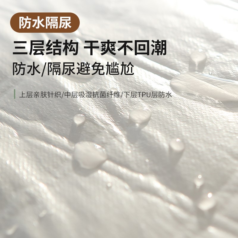 夹棉防水床笠全包儿童隔尿垫可定制席梦思床垫保护套床罩子可水洗