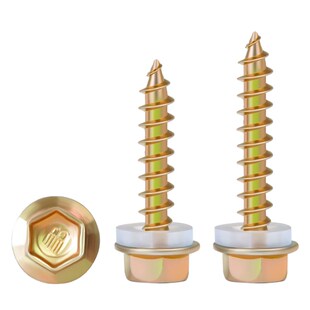 沪心高强度外六角自攻螺丝尖尾法兰面自攻钉自钻螺丝钉木螺丝M5M6