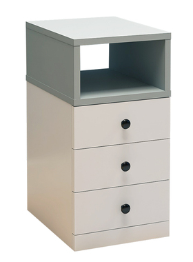 迷你床头柜轻奢超窄小卧室灰色可爱儿童小柜子夹缝定制25/30/35cm