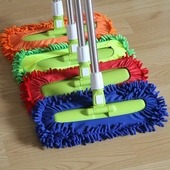 雪尼尔大号平板拖把替换毛毛虫布套家用吸水不掉毛干湿两用懒人拖