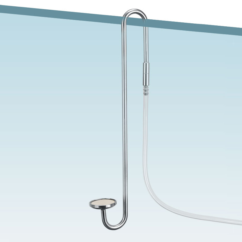 鱼缸空气细化器不锈钢材质充氧泵增氧泵氧气泵气泡石纳米气盘雾化