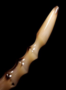 牛角刀柄料牦牛角手把件羊角形状刀把家居摆件手柄茶壶把工料田园