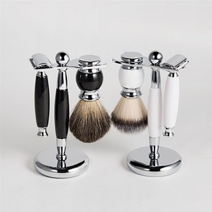 剃须刀套装手动男刮胡刀老式双面刀片礼盒刮脸刀生日礼物剃光头刀