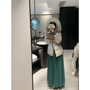 城南边儿10.31摇曳的裙摆8米大摆纱纱裙秋冬季长款半身裙柔情长裙