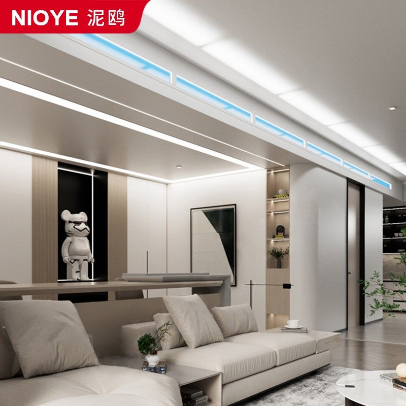 青晴空灯嵌入式长条灯玄关过道线型灯客厅卧室吊顶线形灯蓝天空灯,家装灯饰光源,室内LED灯带,淘宝优惠券,粉丝福利购,淘宝优惠卷