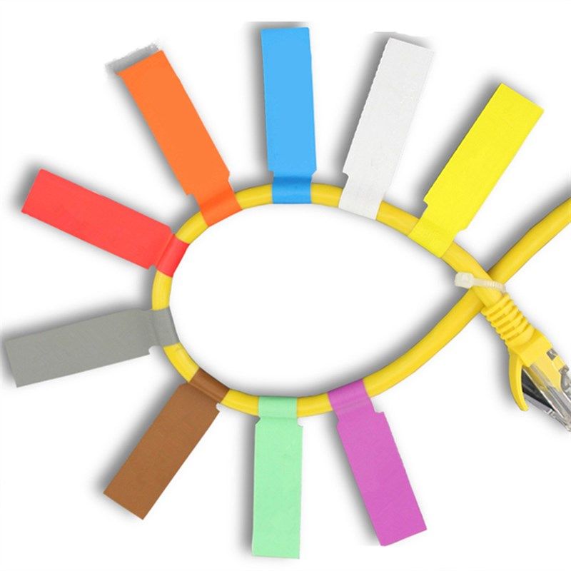 A4网线标签贴 P型防水防刮线缆打印纸 84*26激光打印手写防撕贴纸