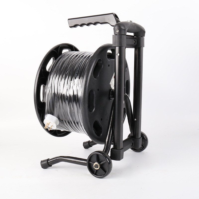 移动电缆盘家用工程工地塑料拖线盘绕线盘绕电线30米线滚子100米