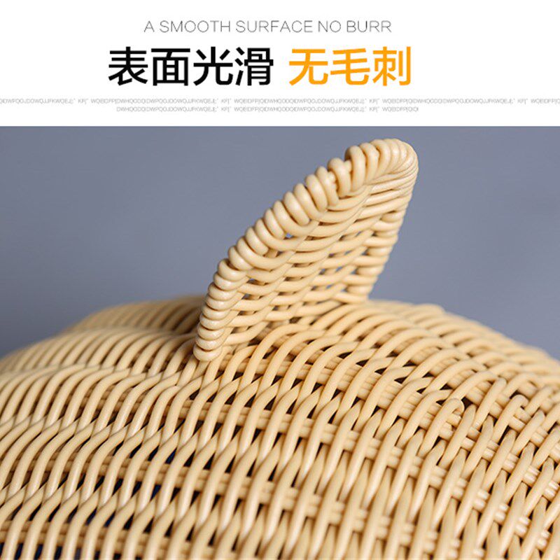 藤编猫窝可拆洗小型泰迪狗窝宠物深度睡眠封闭式狗狗窝猫房子包邮