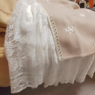 蕾丝半身裙 旗袍衬裙春夏秋百搭打底裙白色内搭清爽长款 围你点赞