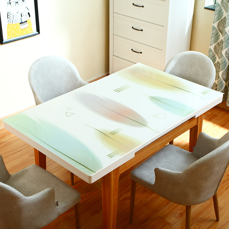 定做软PVC玻璃防水防油餐桌布透明塑料水晶板胶垫茶几垫台布桌垫