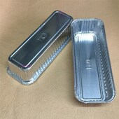 621一次性锡纸蛋糕烧烤盘长方形烘焙方面包吐司模具铝箔托1000个