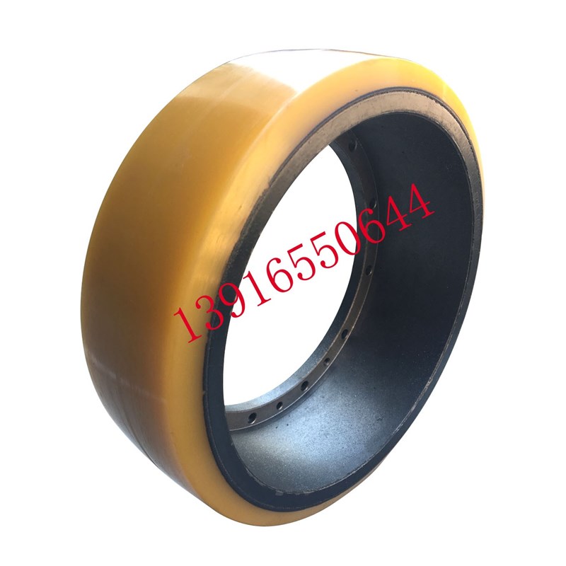 电动堆高机轮子250x80,泰兴中燕CDD15驱动轮12孔新款主动轮抗压耐