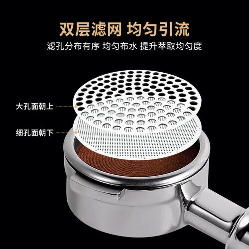 316不锈钢烧结片咖啡机手柄粉碗二次分水网防喷溅过滤网片多规格