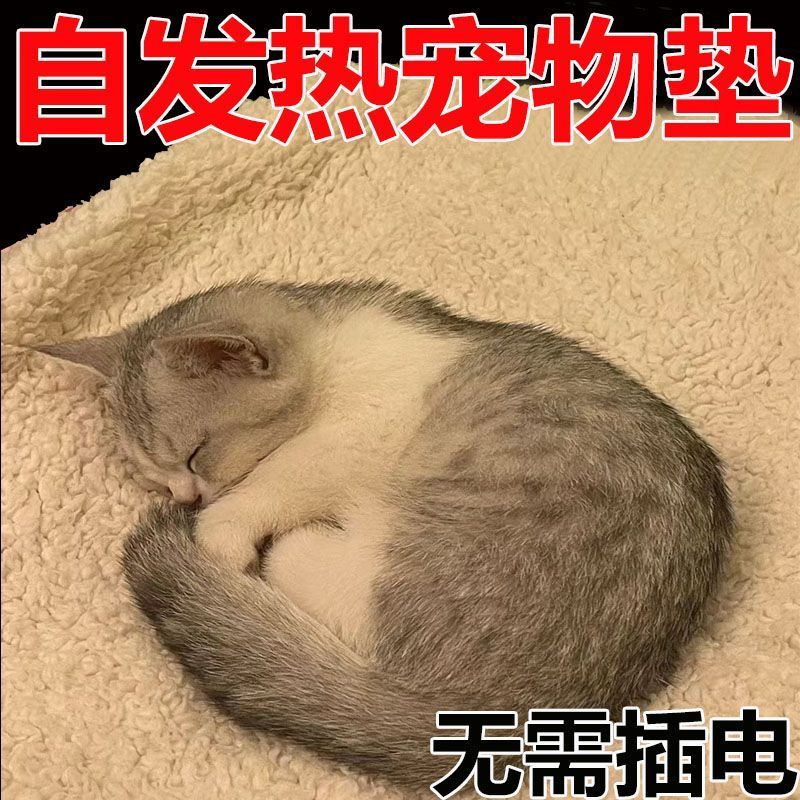 宠物自热垫子家用恒温自动发热保温冬季小狗猫咪通用加厚可拆洗