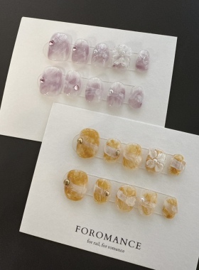 Foromance.【蝶恋花】薰衣草紫 手作冰花 扁甲友好