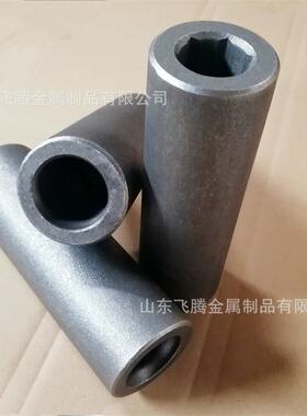 T62 钻杆接套 R32 R38 T38 45碳钢 40crmo 山东飞腾钎具 支持来图