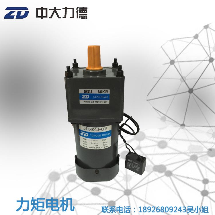 中大马达5TK40GU-CFP-5GU 60KB拉伸膜机专用力矩电机/调速电机40W