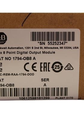 1794-OB8议价 AB罗克韦尔PLC模块 Allen-Bradley FlexLogix1794