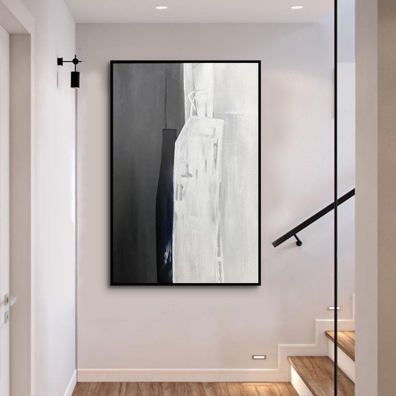 现代立体肌理实物画抽象创意装饰画个性简约手绘油画样板房挂画