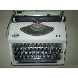 物件相好英文打字机老式复古可打印可打字老式机械可以打世纪橱窗