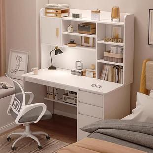 书桌家用学生学习桌书架椅子一体桌办公桌书房台式电脑桌写字桌子