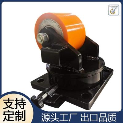 江龙6英寸超重型1吨超重型脚轮万向脚轮江龙脚轮车轮PU万向轮