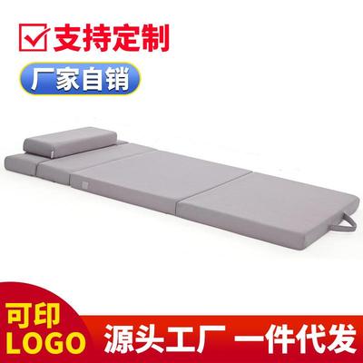折叠床垫打地铺高密度海绵垫简易榻榻米单人办公室学校便携午休垫